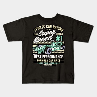 Sports Car Racing Kids T-Shirt